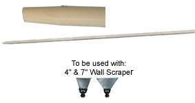72” Tapered Wood handle